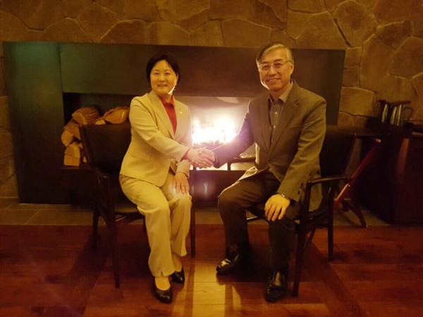 제13회 한중CEO 친선골프경기대회 추궈홍 주한중국대사와 함께