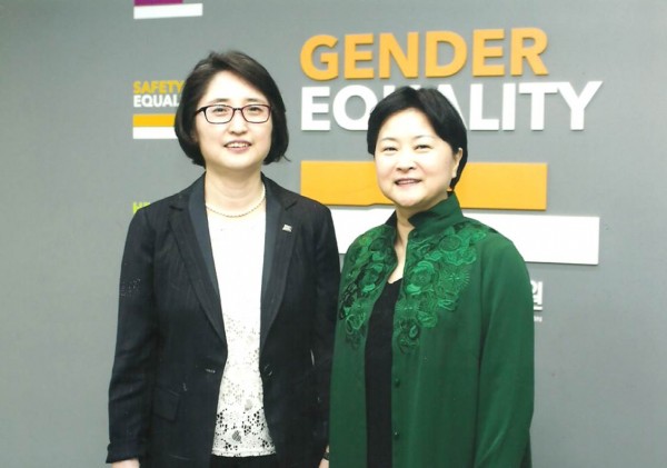 민무숙 한국양성평등교육진흥원장과 함께